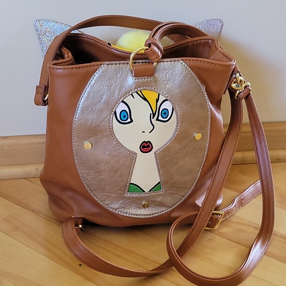 Danielle Nicole Tinker Bell Disney Backpack Bag - Picture 5 of 13